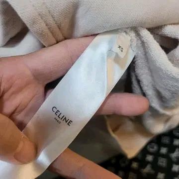 정품 셀린느 레터링 빅로고 후드티 (국내 백화점 매장판) 9