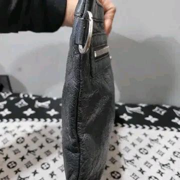 정품 발렌시아가 가죽 모터 클러치백 (그레이색) 9