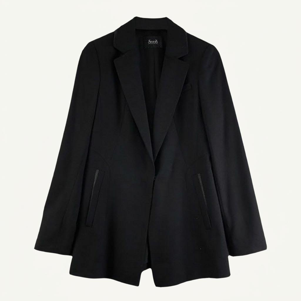 SOOS 여성88-165 블랙 정장 싱글 자켓 M5965 1