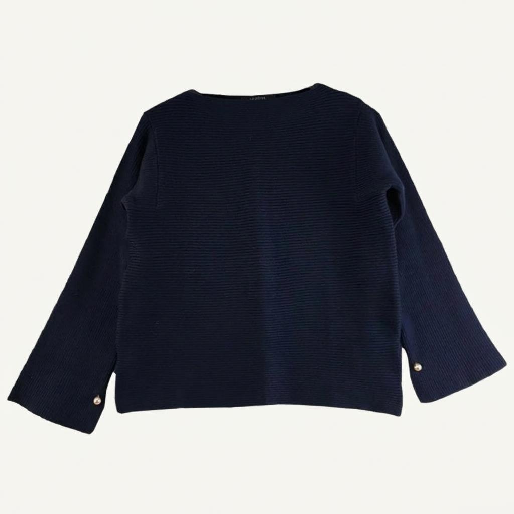LE PITTA 여성85-160 네이비 무지 니트 M5976 1
