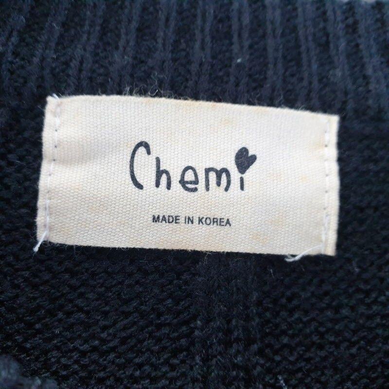 CHEMI 여자FREE 블랙 가디건 M6056 7