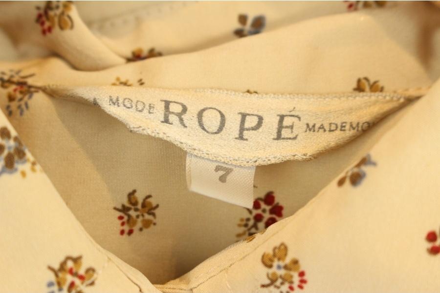 mode ROPE mademoiselle 빈티지플라워 패턴 블라우스 9