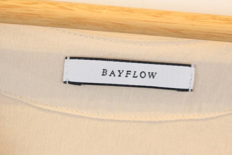 BAYFLOW 폴리+레이온 오픈버튼 베이지 원피스 9