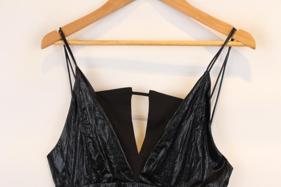 [&G'AIME] black glossy onepiece 3