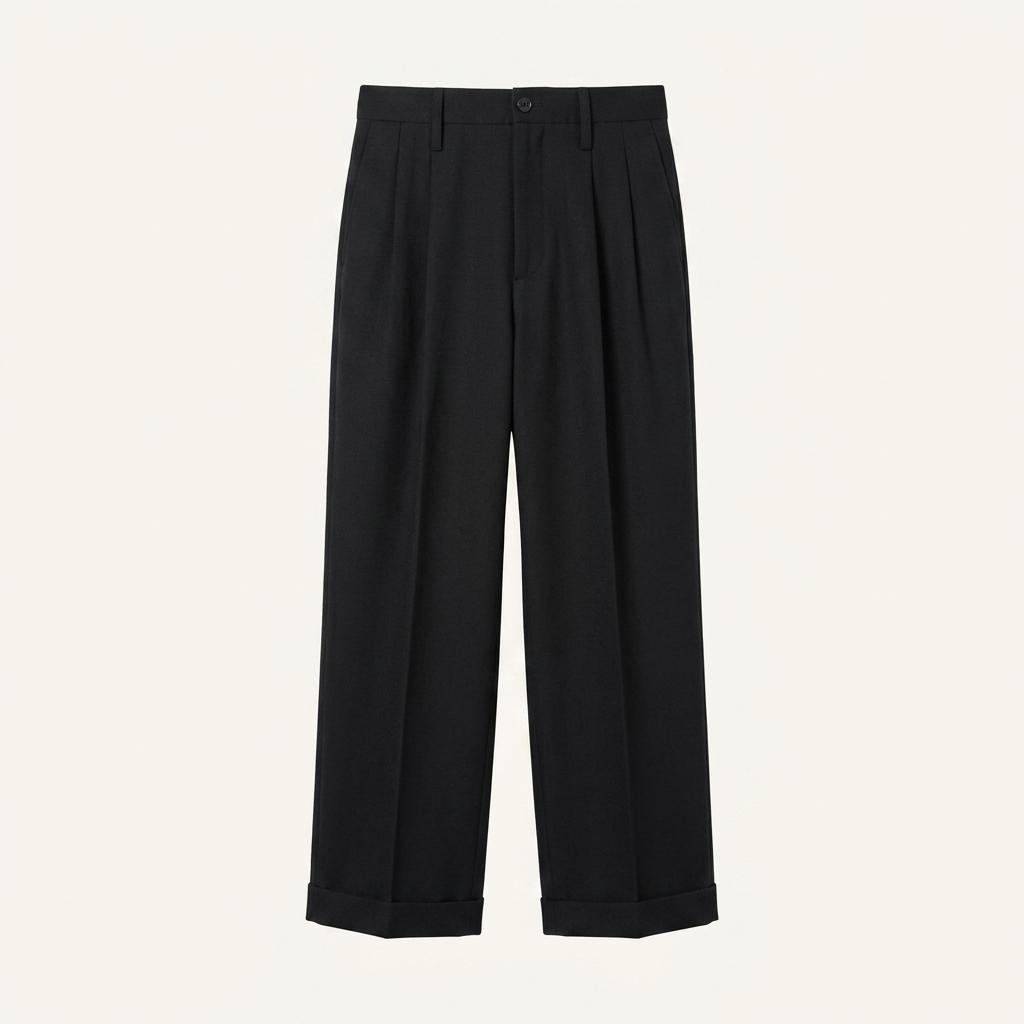 COMME des GARCONS 꼼데가르송 블랙 울 슬랙스 1