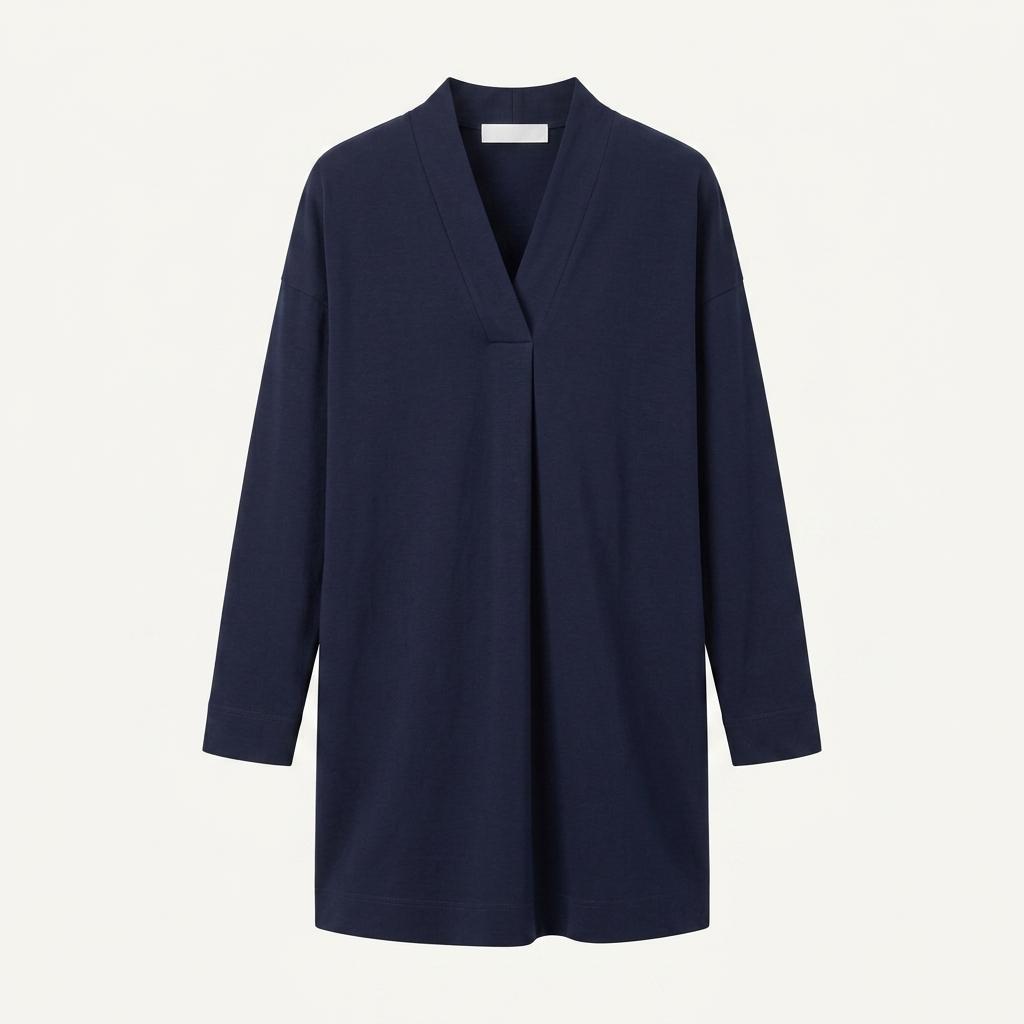 DoCLASSE Indigo hidden button cardigan 1