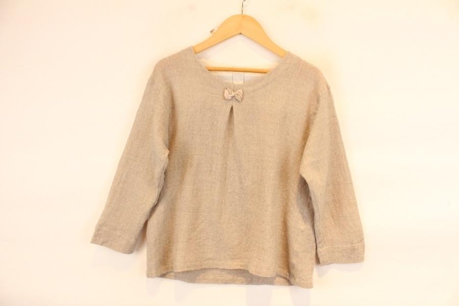 [iCHi] 이치 wool100% ivory top 2