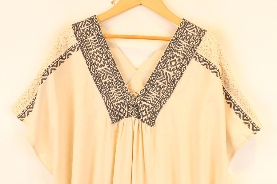 TIRICACA 티티카카 LINEN18% black ethnic pattern 3