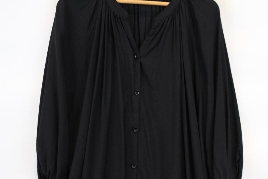 BODY DESSERT cotton poly black button onepiece 4