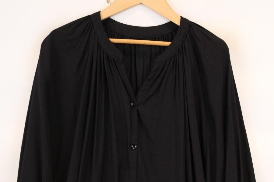 BODY DESSERT cotton poly black button onepiece 3