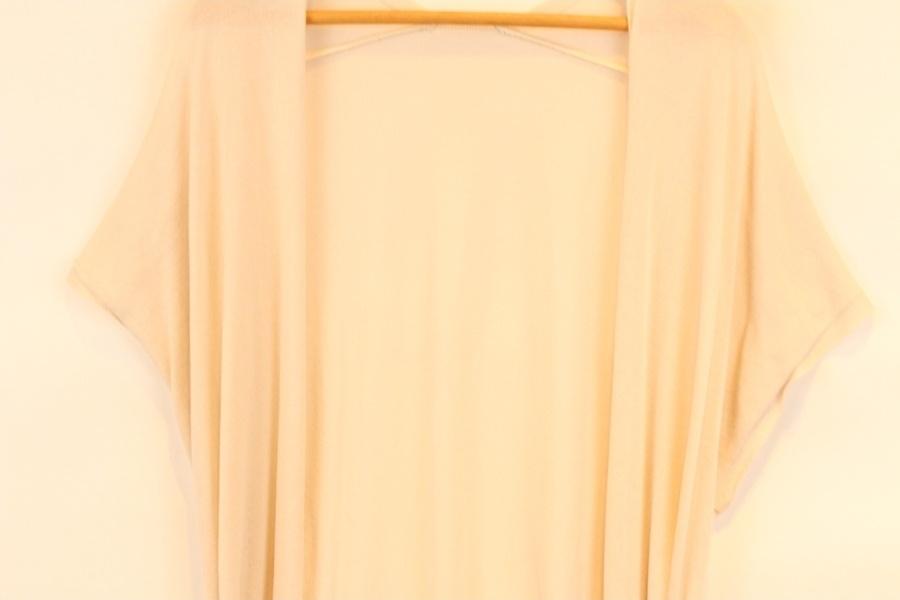 TYCHEZ VINTAGE cotton nylon beltid long cardigan 4