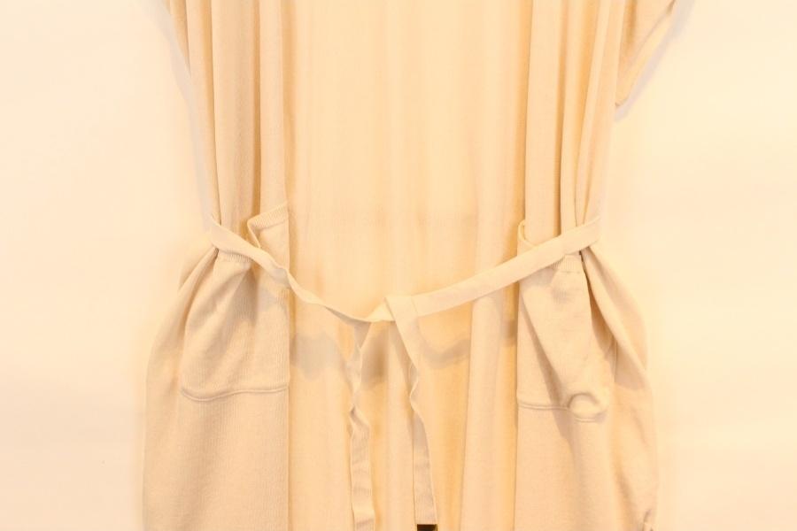 TYCHEZ VINTAGE cotton nylon beltid long cardigan 5