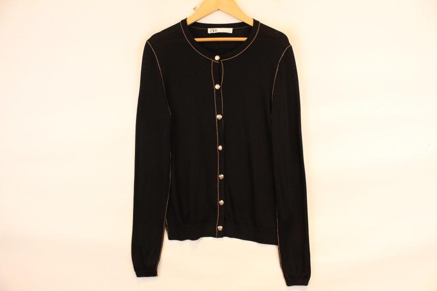 ZARA 자라 black cardigan 2