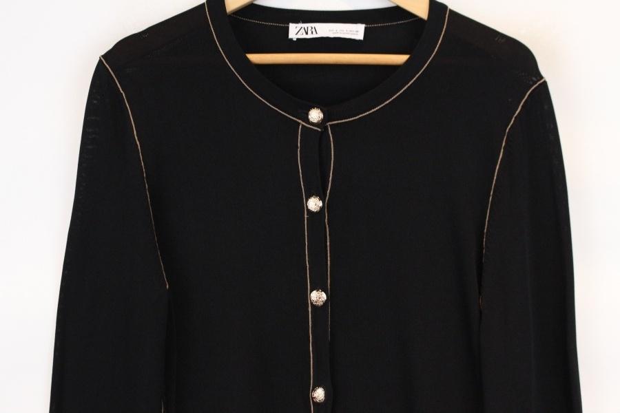 ZARA 자라 black cardigan 4