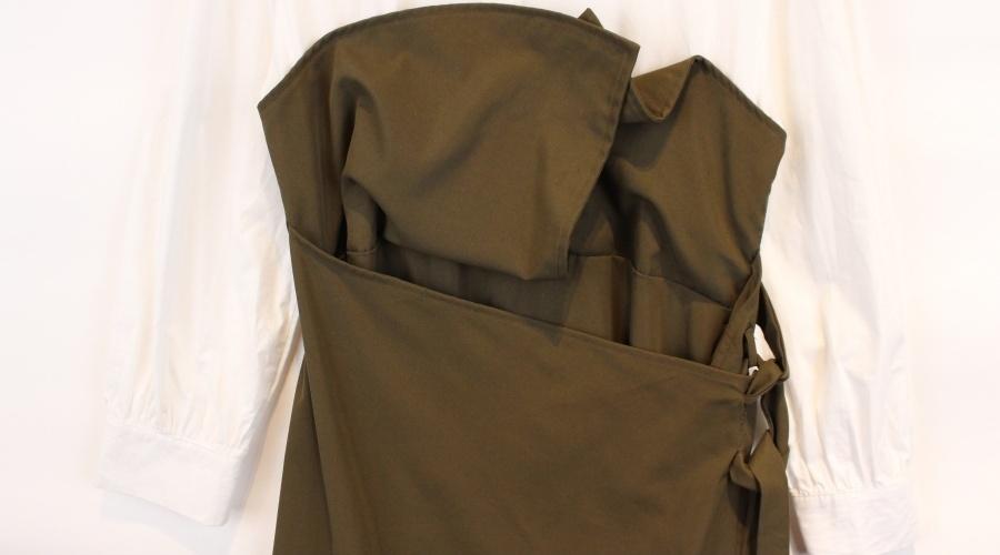 eMi+ khaki wrap design onepiece 4