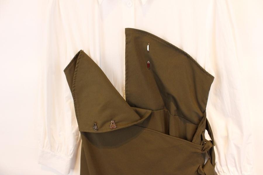 eMi+ khaki wrap design onepiece 6