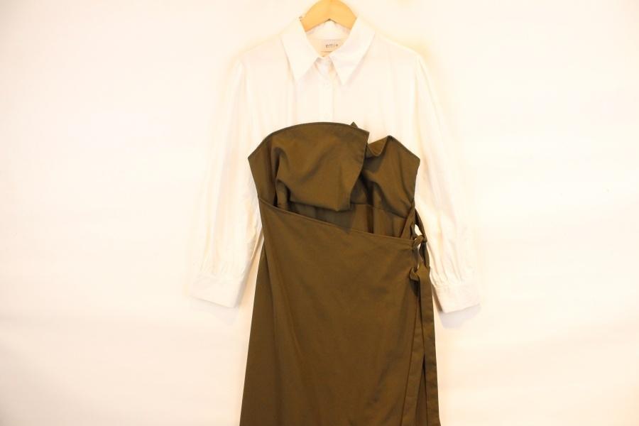 eMi+ khaki wrap design onepiece 2