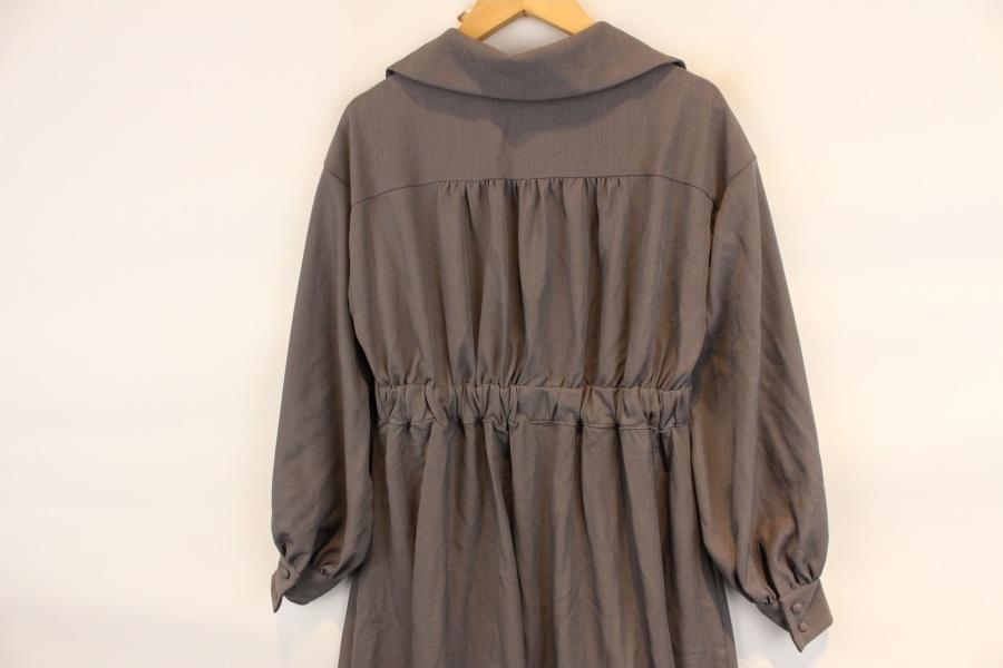 Rag Out high string gray onepiece 하이넥 집업카라 그레이 원피스 8