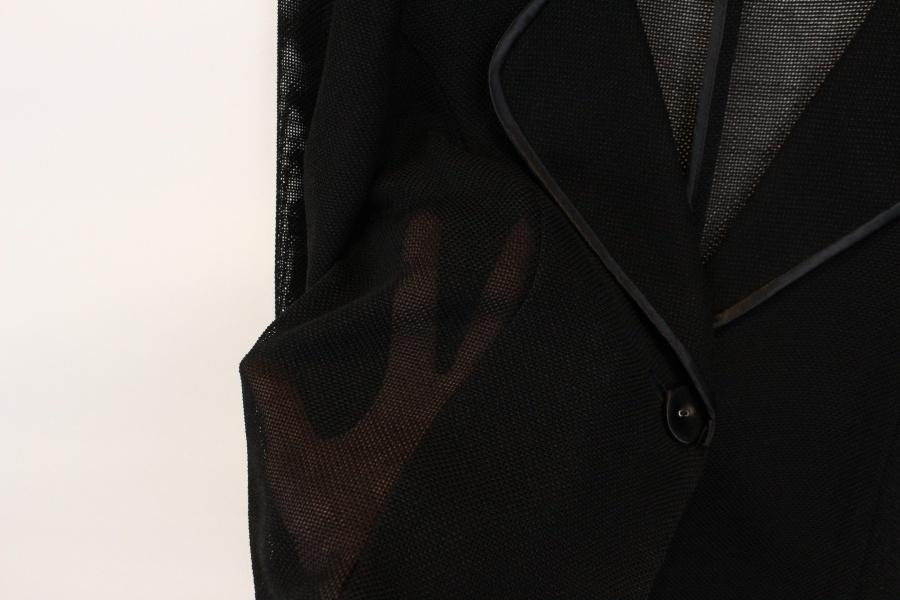 M's GRACY LINEN11% 블랙 린넨 시스루 자켓 7