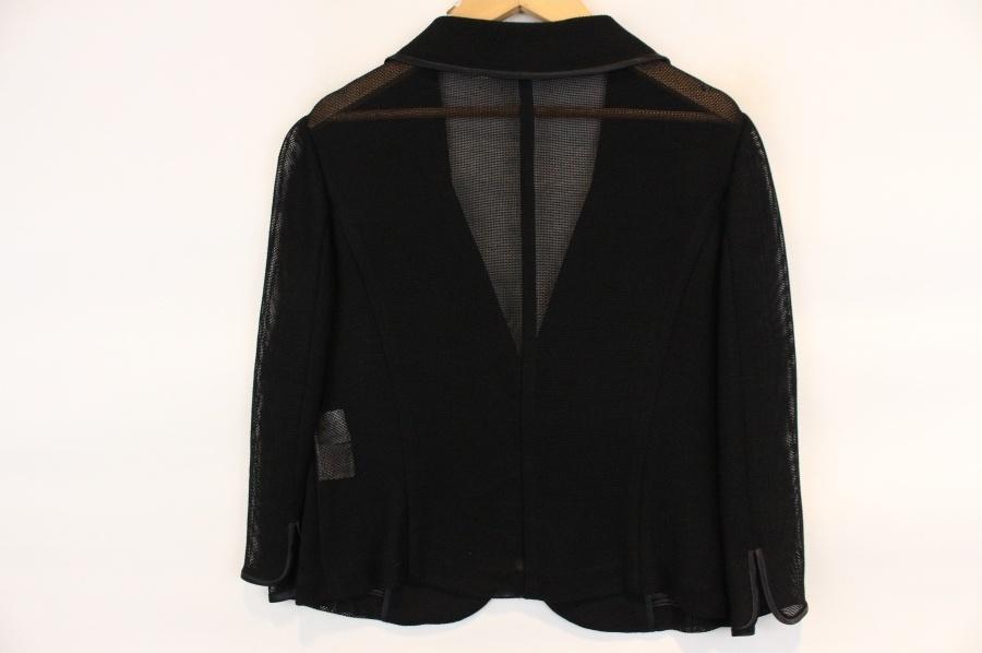 M's GRACY LINEN11% 블랙 린넨 시스루 자켓 8