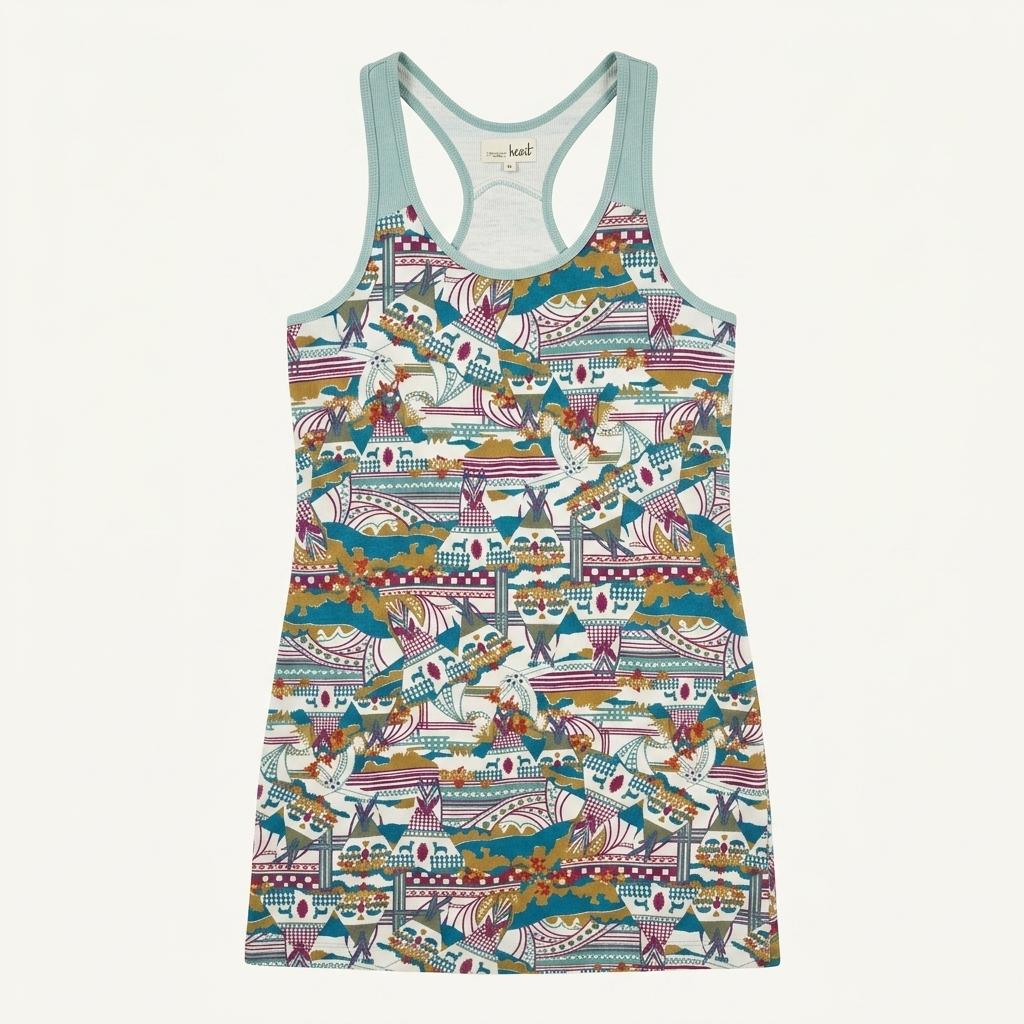 TITICACA 티티카카 COTTON pattern onepiece 1