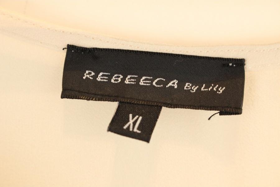 REBEECA by Lily 실크100% color stitch see through 9