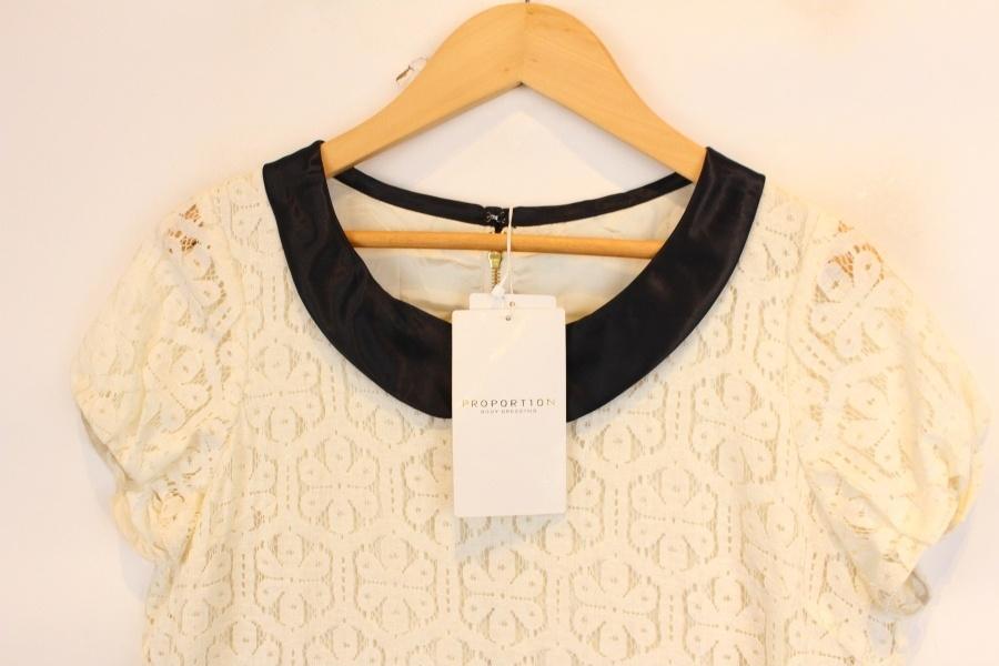 PROPORTION Body Dressing 블랙카라 플라워패턴 원피스(미사용품) 4