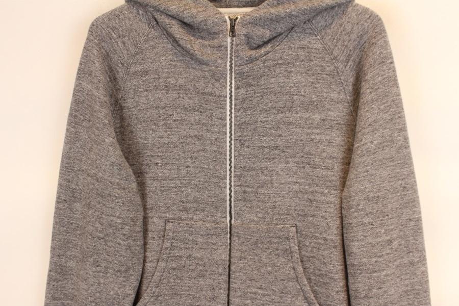 CURLY&CO 컬리앤코 cotton100% gray hood zipup 4