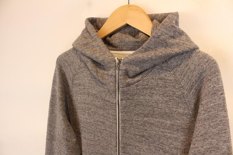 CURLY&CO 컬리앤코 cotton100% gray hood zipup 6