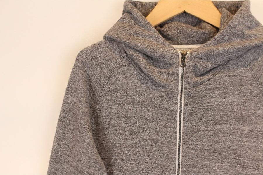 CURLY&CO 컬리앤코 cotton100% gray hood zipup 3