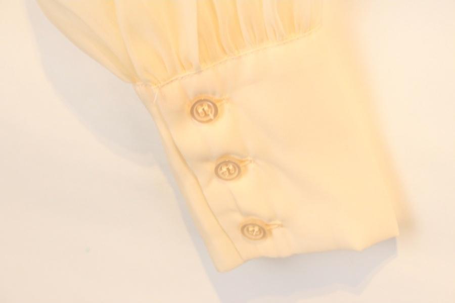 CLEAR poly see through blouse 5