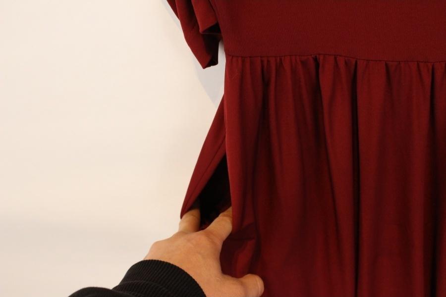 CINEMATIQ shirring sleeve onepiece 10