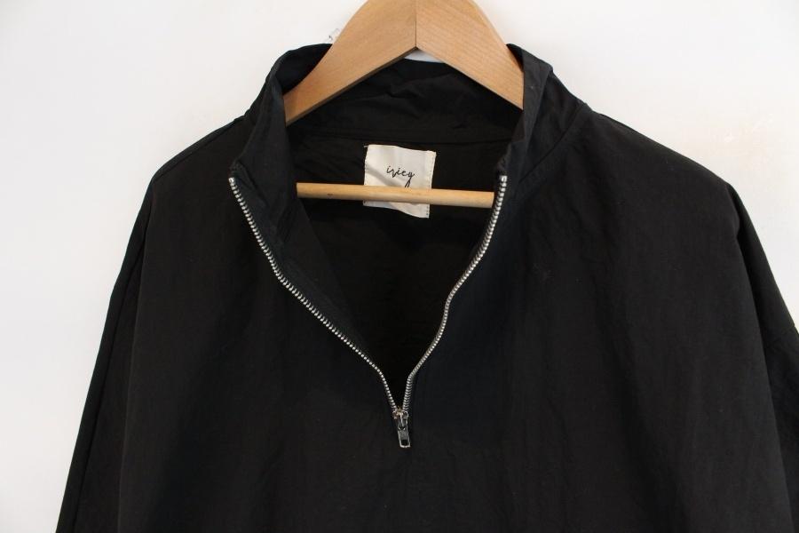 [WIEY] black string zipup top 6