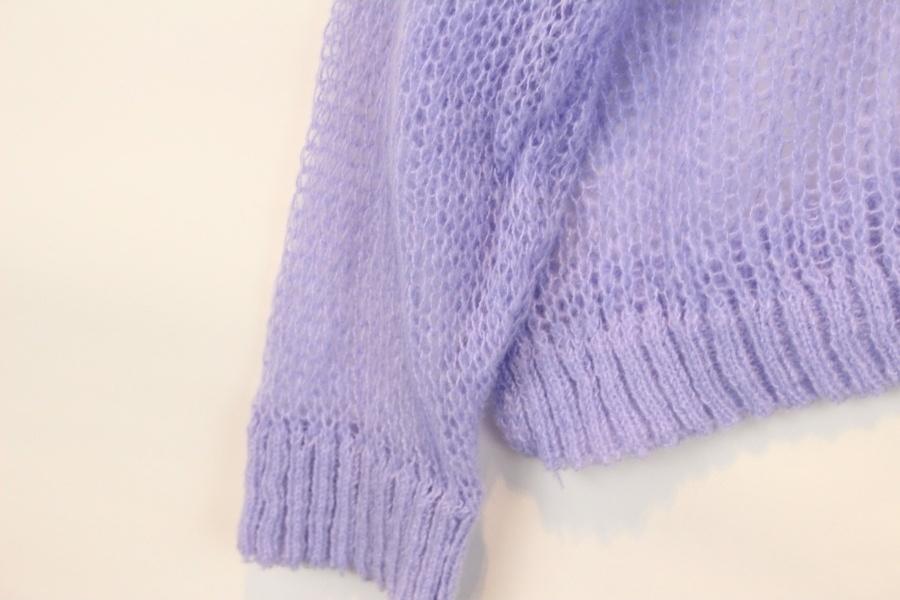 CIAOpanic 챠오패닉 purple punching knit 4
