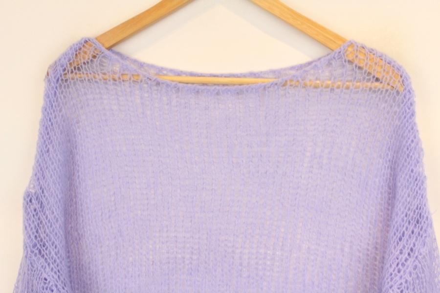 CIAOpanic 챠오패닉 purple punching knit 2