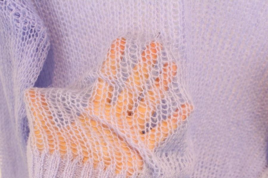 CIAOpanic 챠오패닉 purple punching knit 5