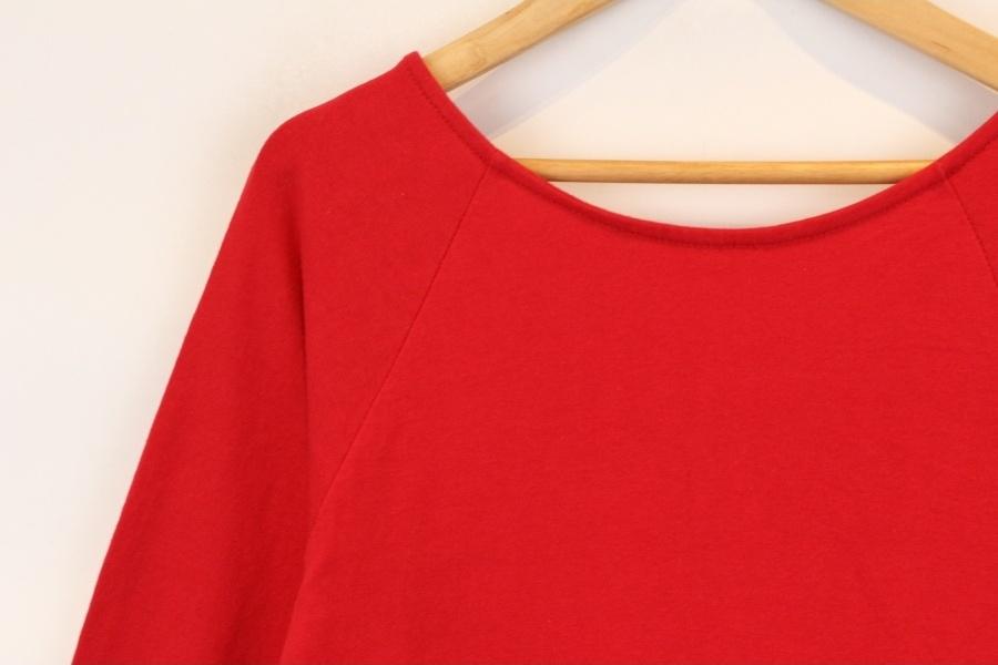 [YUKICHI] 유키치 cotton100% red long onepiece 3