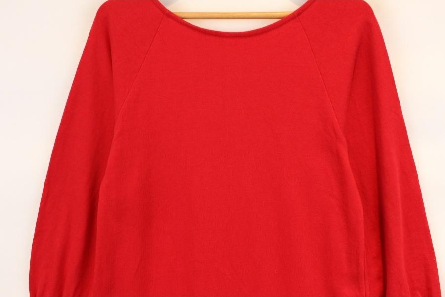 [YUKICHI] 유키치 cotton100% red long onepiece 5