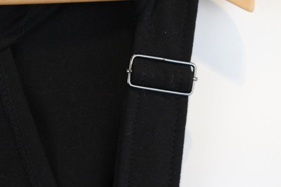 Without Meet black suspender hood onepiece 9