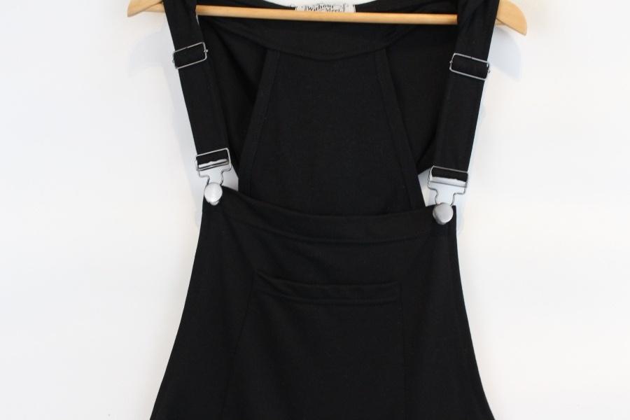 Without Meet black suspender hood onepiece 4