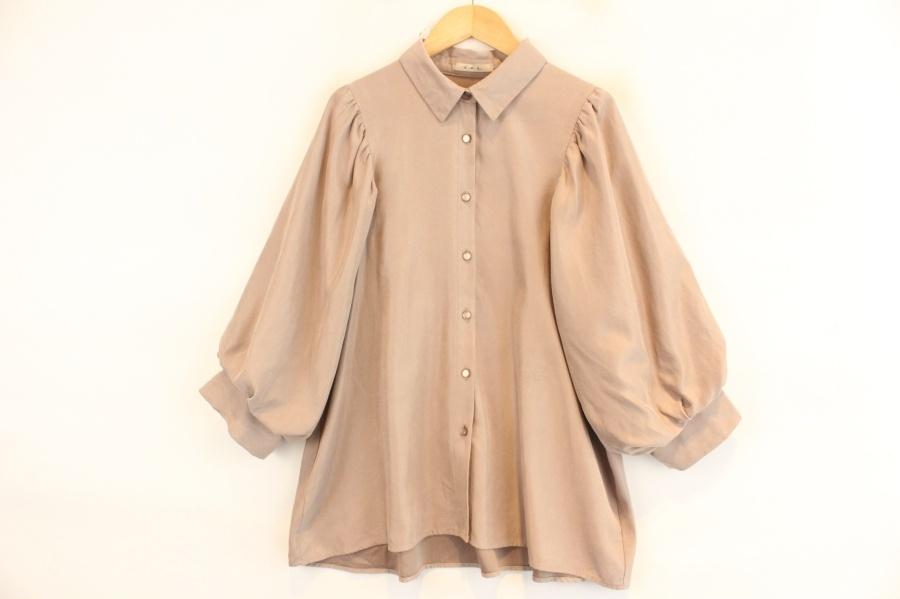 EMS excite puff sleeve blouse 2