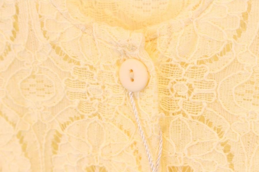Chico cotton nylon lemon lace button onepiece 11