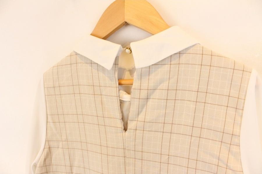 Emoexcite check pattern blouse 5