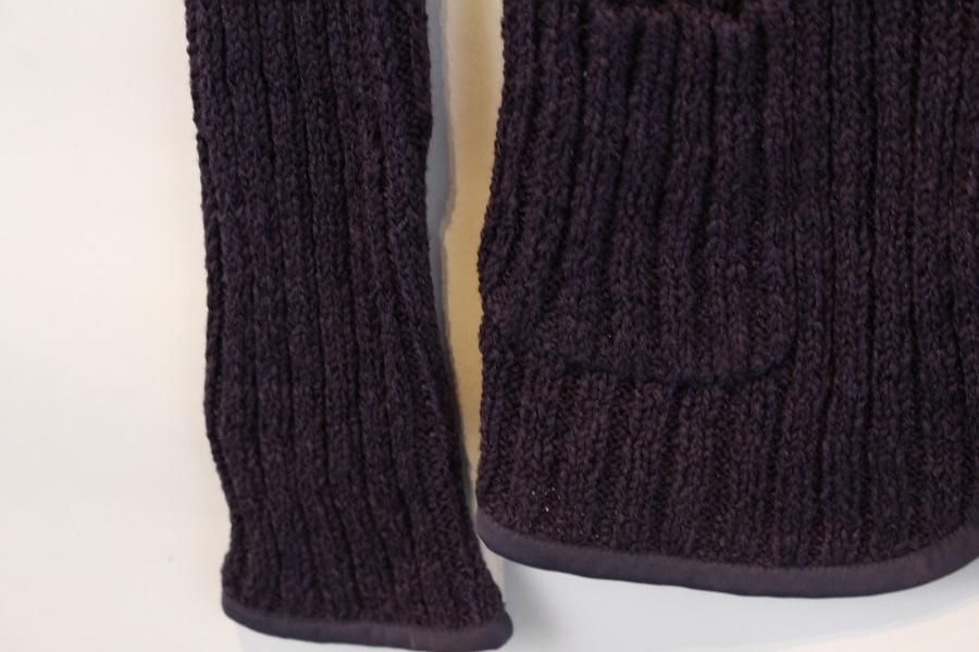 Christian Berg cotton poly purple cardigan MADE 8