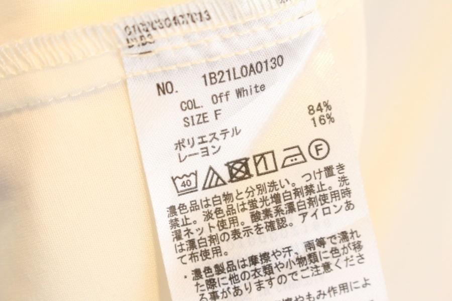 EARTH MUSIC&ECOLOGY off white blouse 5