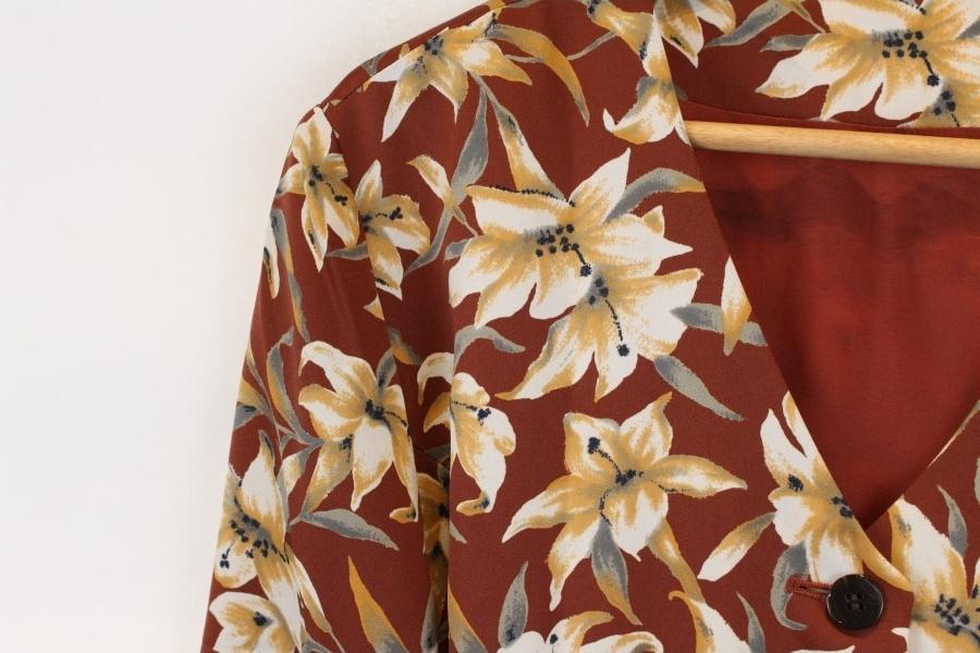 LAUTREAMONT 로트레아몽 vintage flower pattern onepiece 3