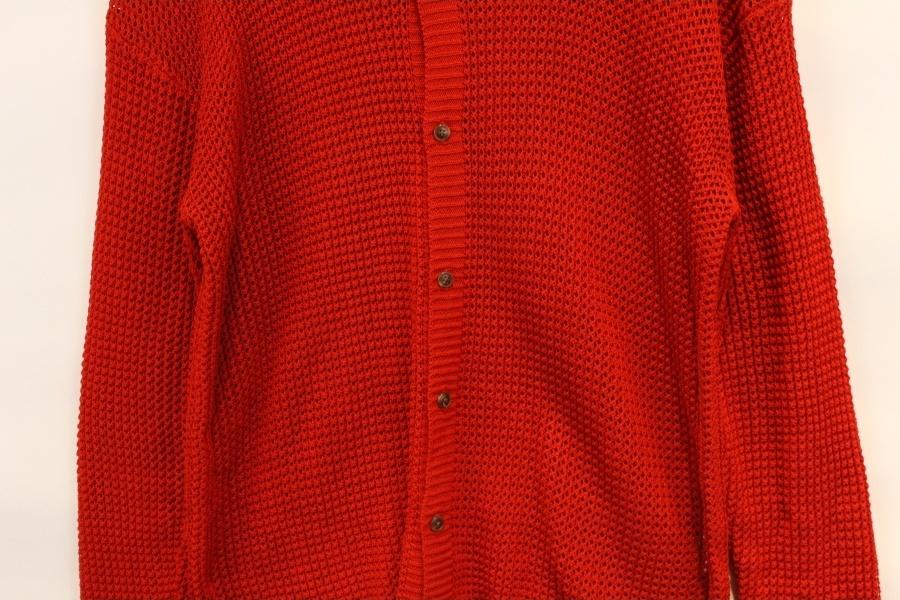 WEGO red punching cardigan (미사용품) 5