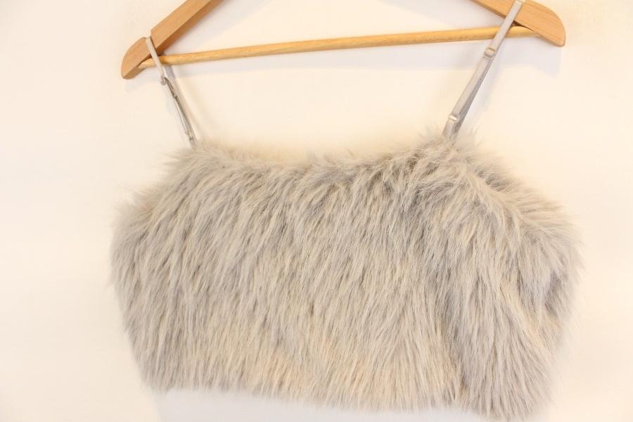 GRL fake fur bustier (미사용품) 9