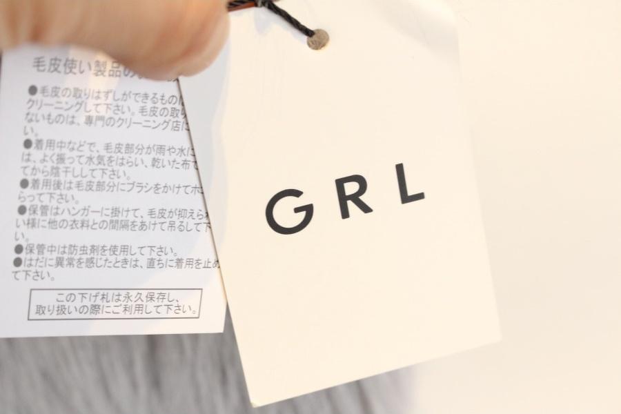 GRL fake fur bustier (미사용품) 11