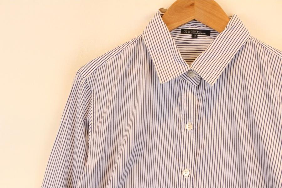 23RN vingt-trois cotton stripe shirts 3